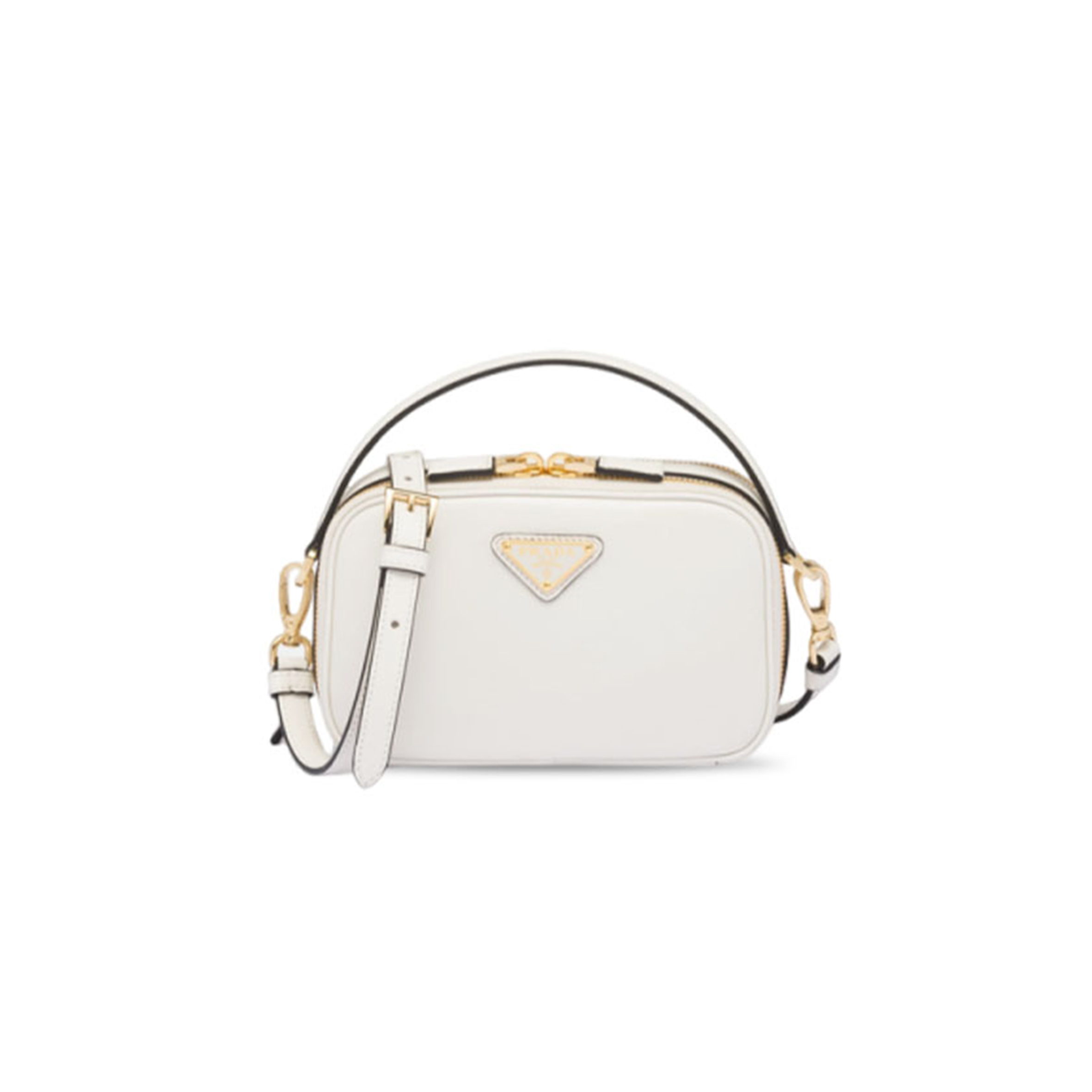 PRADA ODETTE LEATHER MINI BAG 1BH203 (18.5*11.5*6cm) 
